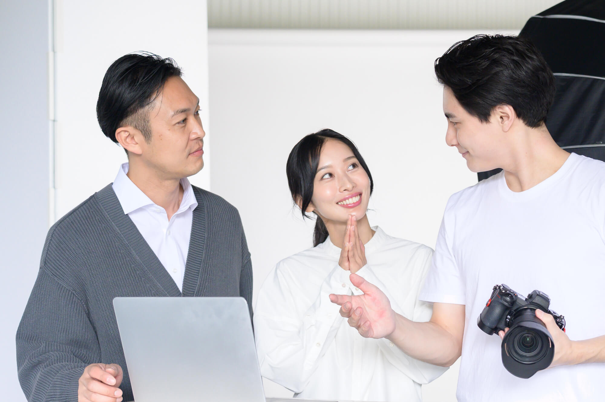 プロフィール写真の撮影サポート